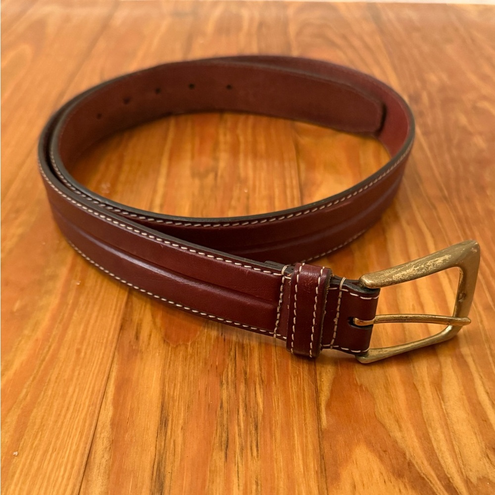 Cole Haan Men's Brown Leather Belt